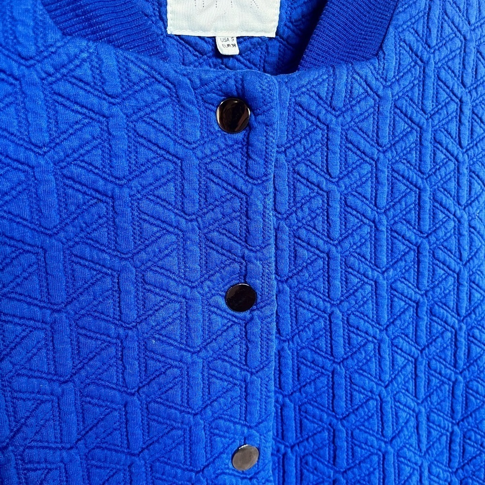 Hypr Button Up Sweatshirt Jacket Women’s Sz S - Picture 3 of 9